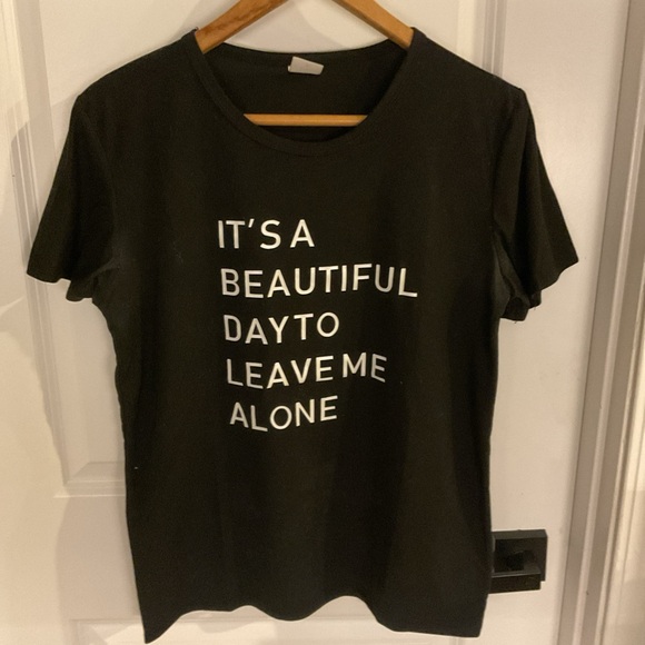 Unbranded Tops - Black Graphic T-Shirt